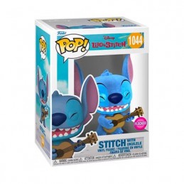 Figur Funko Pop and T-shirt Flocked Lilo and Stitch Ukulele Stitch Limited Edition Geneva Store Switzerland