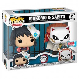 Figurine Funko Pop NYCC 2023 Demon Slayer Sabito et Makomo Edition Limitée Boutique Geneve Suisse