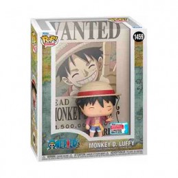 Figur Funko Pop NYCC 2023 Cover One Piece Wanted Poster Monkey D Luffy Limited Edition with Hard Acrylic Protector Geneva Sto...