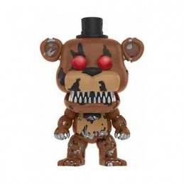 Figurine Funko Pop Phosphorescent et T-Shirt Five Nights at Freddy's Nightmare Freddy Edition Limitée Boutique Geneve Suisse