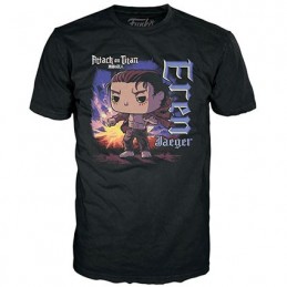 Figur Funko T-Shirt Attack on Titan Eren Jaeger Limited Edition Geneva Store Switzerland