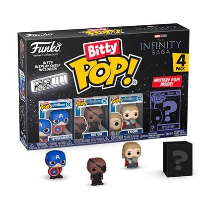 Figurine Funko Pop Bitty Marvel Captain America 4-Pack Boutique Geneve Suisse