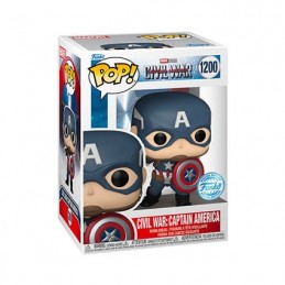 Figur Funko Pop Captain America 3 Civil War Captain America Build-A-Scene Limited Edition Geneva Store Switzerland