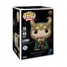 Figur Funko Pop 18 inch Avengers Infinity Saga Mega Loki Limited Edition Geneva Store Switzerland