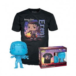 Figuren Funko Pop und T-Shirt Attack on Titan Eren Jaeger Durchscheinend Limitirete Auflage Genf Shop Schweiz