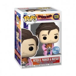 Figur Funko Pop Spider-man Across the Spider-Verse Peter B. Parker and Mayday Limited Edition Geneva Store Switzerland