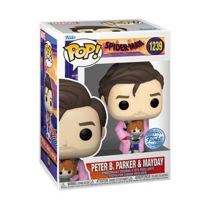 Figurine Funko Pop Spider-man Across the Spider-Verse Peter B. Parker et Mayday Edition Limitée Boutique Geneve Suisse