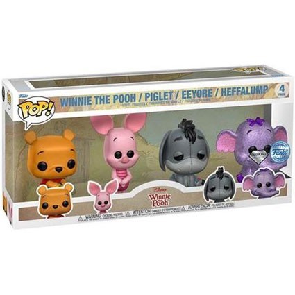 Figurine Funko Pop Diamond Disney Winnie l'Ourson 4-Pack Edition Limitée Boutique Geneve Suisse