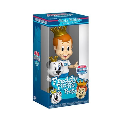 Figuren Funko Wacky Wobbler Bobble Head Fun on the Run Freddy Funko und Proto 25. Geburstag Limitierte Auflage Genf Shop Schweiz