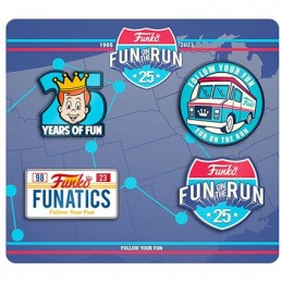 Figuren Funko Funko Pin's Set Fun on the Run Freddy Funko und Proto 25. Geburstag Limitierte Auflage Genf Shop Schweiz