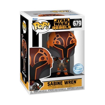 Figuren Funko Pop Metallisch Star Wars Rebels Sabine Wren Limitierte Auflage Genf Shop Schweiz