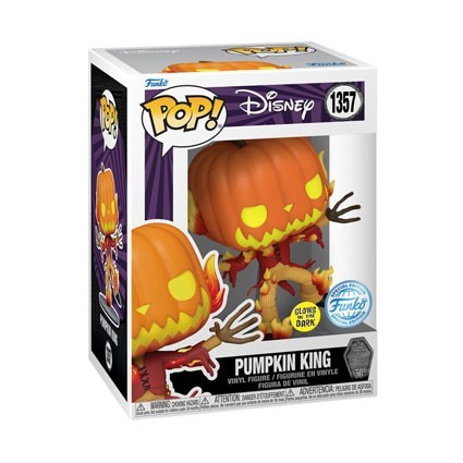 Figur Funko Pop Glow in the Dark The Nightmare Before Christmas Pumpkin King Limited Edition Geneva Store Switzerland