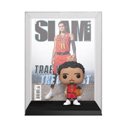 Figuren Funko Pop NBA Cover Basketball Trae Young SLAM Magazin mit Acryl Schutzhülle Genf Shop Schweiz