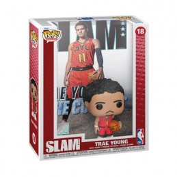 Figuren Funko Pop NBA Cover Basketball Trae Young SLAM Magazin mit Acryl Schutzhülle Genf Shop Schweiz