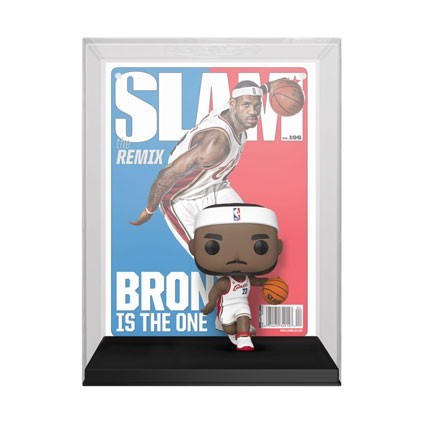 Figuren Funko Pop NBA Cover Basketball LeBron James SLAM Magazin mit Acryl Schutzhülle Genf Shop Schweiz