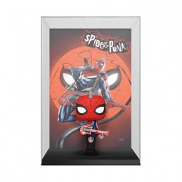 Figur Funko Pop Comic Cover Marvel Comics Spider-Punk with Hard Acrylic Protector Limited Edition Geneva Store Switzerland