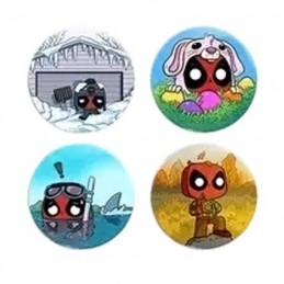 Figur Funko Funko Deadpool Season Collector 4 Pins Geneva Store Switzerland