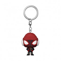 Figurine Funko Pop Pocket Porte-clés Spider-Man Miles Morales Winter Miles Boutique Geneve Suisse