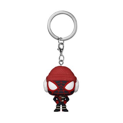 Figur Funko Pop Pocket Keychains Spider-Man Miles Morales Winter Miles Geneva Store Switzerland