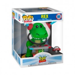Figurine Funko Pop 15 cm Deluxe Toy Story Rex with Controller Edition Limitée Boutique Geneve Suisse