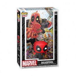 Figuren Funko Pop Comic Cover Deadpool 2025 n°1 Deadpool in Black Suit mit Acryl Schutzhülle Genf Shop Schweiz