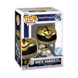 Figuren Funko Pop Power Rangers 30. Geburtstag White Ranger mit Schwert Limitierte Auflage Genf Shop Schweiz