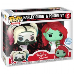 Figurine Funko Pop Harley Quinn Séries Animées Harley Quinn et Poison Ivy Mariage 2-Pack Edition Limitée Boutique Geneve Suisse