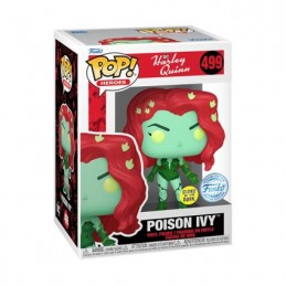 Figurine Funko Pop Phosphorescent Harley Quinn Séries Animées Poison Ivy Combinaison de Plantes Edition Limitée Boutique Gene...