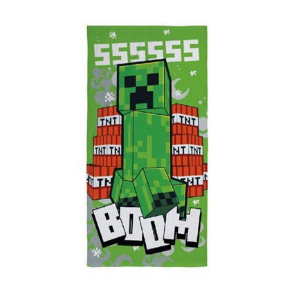 Figur Cerdá Minecraft Premium Towel Creeper Boom Geneva Store Switzerland