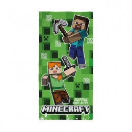 Figurine Cerdá Minecraft Premium Serviette de Bain Crafting Since Alpha Boutique Geneve Suisse