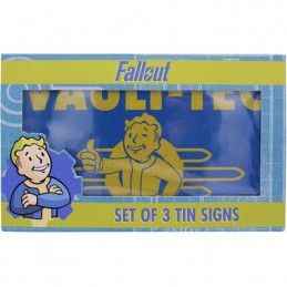 Figurine FaNaTtiK Fallout Set de 3 Panneau Métal Brands Boutique Geneve Suisse