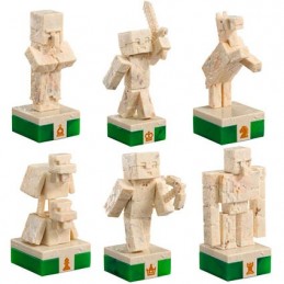 Figurine Noble Collection Minecraft Jeu d´Échecs Overworld Heroes vs. Hostile Mobs Boutique Geneve Suisse