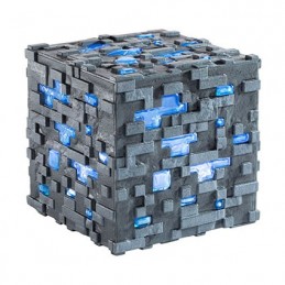 Figur Noble Collection Minecraft Replica Illuminating Diamond Ore Cube 10 cm Geneva Store Switzerland