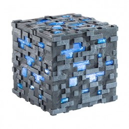 Figurine Noble Collection Minecraft Réplique Illuminating Diamond Ore Cube 10 cm Boutique Geneve Suisse