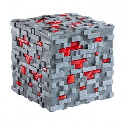 Figur Noble Collection Minecraft Replica Illuminating Redstone Ore Cube 10 cm Geneva Store Switzerland