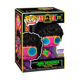 Figur Funko Pop SDCC 2023 Blacklight Jimi Hendrix Limited Edition Geneva Store Switzerland