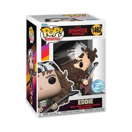 Figuren Funko Pop Metallisch Stranger Things Hunter Eddie mit Guitarre Limitierte Auflage Genf Shop Schweiz