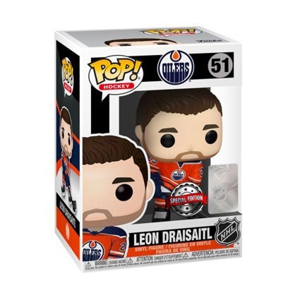 Figurine Funko Pop Hockey NHL Oilers Leon Draisaitl (Home) Edition Limitée Boutique Geneve Suisse