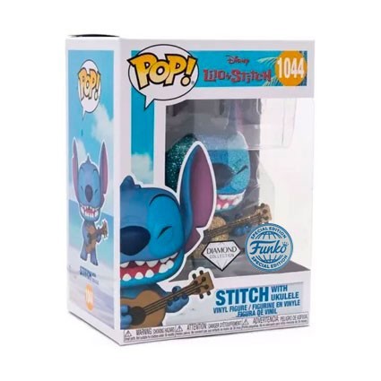 Figur Funko Pop Diamond Lilo and Stitch Stitch with Ukelele Limited Edition Geneva Store Switzerland