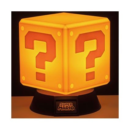 Figur Paladone Super Mario 3D Light Question Block Geneva Store Switzerland Figur Paladone Super Mario 3D Light Question Block Geneva Store Switzerland