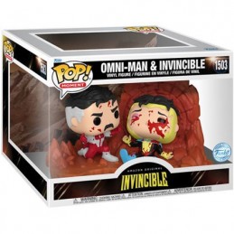 Figuren Funko Pop Movie Moments Invincible TV Omni-Man und Invincible Think Mark Limitierte Auflage Genf Shop Schweiz