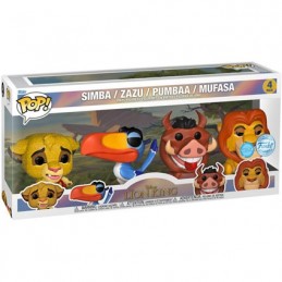 Figurine Funko Pop Diamond Lion King 1994 Simba Zazi Pumbaa Mufasa 4-Pack Edition Limitée Boutique Geneve Suisse