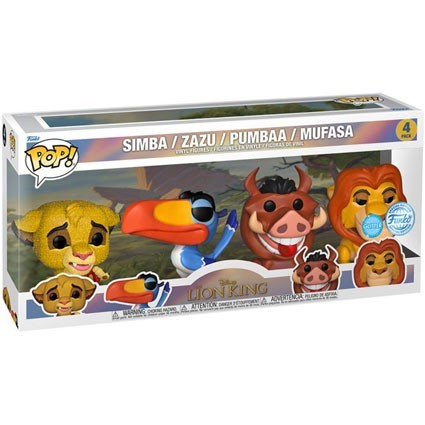 Figuren Funko Pop Diamond Lion King 1994 Simba Zazi Pumbaa Mufasa 4-Pack Lmitierte Auflage Genf Shop Schweiz