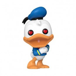 Figurine Funko Pop Disney 90ème Anniversaire Donald Duck Yeux en Forme de Coeur Boutique Geneve Suisse