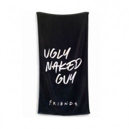 Friends Towel Ugly Naked Guy Black
