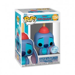Figur Funko Pop Disney Lilo and Stitch Stitch with Plunger Limited Edition Geneva Store Switzerland
