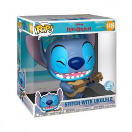 Pop 25 cm Disney Lilo et Stitch Stitch avec Ukulélé Edition Limitée