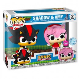 Pop Flocked Sonic the Hedgehog Shadow and Amy Limited Edition