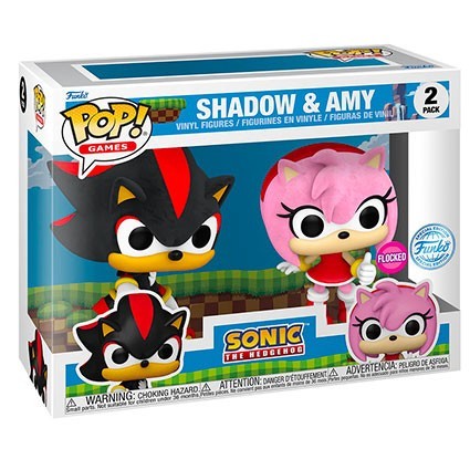 Figur Funko Pop Flocked Sonic the Hedgehog Shadow and Amy Limited Edition Geneva Store Switzerland