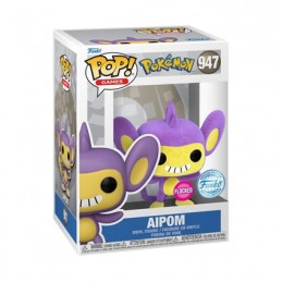 Figur Funko Pop Flocked Pokemon Aipom Limited Edition Geneva Store Switzerland